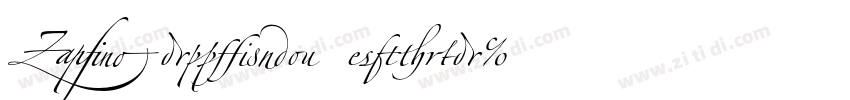 Zapfino Extra字体转换